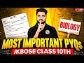 JKBOSE Class 10th Biology 2025 | Most Important PYQs for Board Exam 🔥 | JKBOSE Wallah
