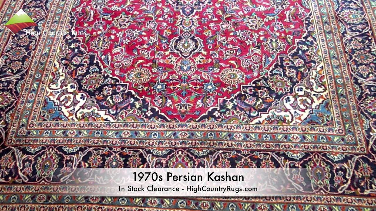 Custom Area Rug 1970s Persian Kashan High Country Rugs Custom Area Rug 1970s Persian Kashan High Country Rugs You