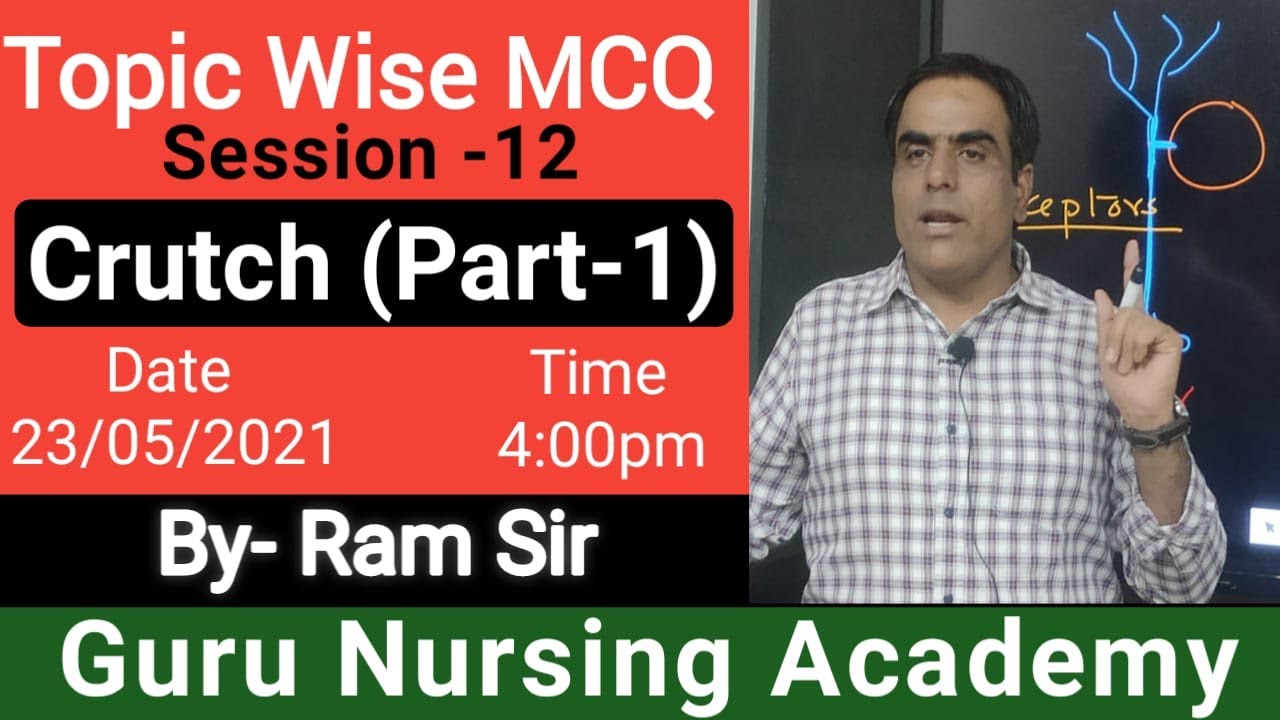 CRUTCH.(Part1) How to Use Crutches. Crutches, (GURU NURSING ACADEMY