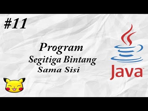 Ayo Belajar Java (11) Segitiga Bintang Sama Sisi