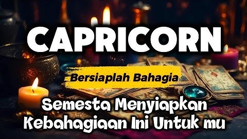 Ramalan Zodiak Capricorn Hari Ini‼️ Semesta Menyiapkan Kebahagiaan Ini Untuk Mu 