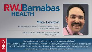 Save a Life This Summer – Donate Blood!