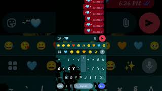 Whatsapp emoji tricks ❤️🧡 #whatsappstatus #whatsapp #emoji #hacks #tricks