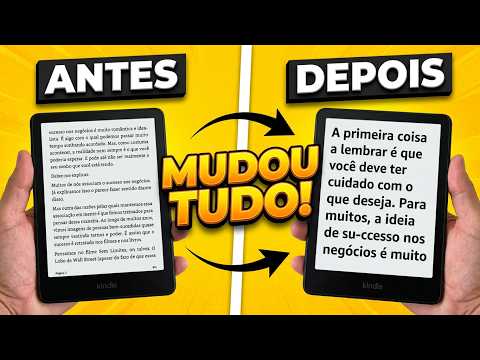 Como Usar e Configurar a Função de TEMAS no Kindle Paperwhite