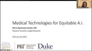 Medical Technologies for Equitable A.I. | Mercy Asiedu