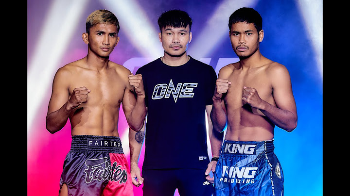 face off:ก้องศึก แฟร์เท็กซ์ Kongsuk Fairtex vsเมืองไทย พีเค.แสนชัย Muangthai PK Saenchai ONE Lumpine