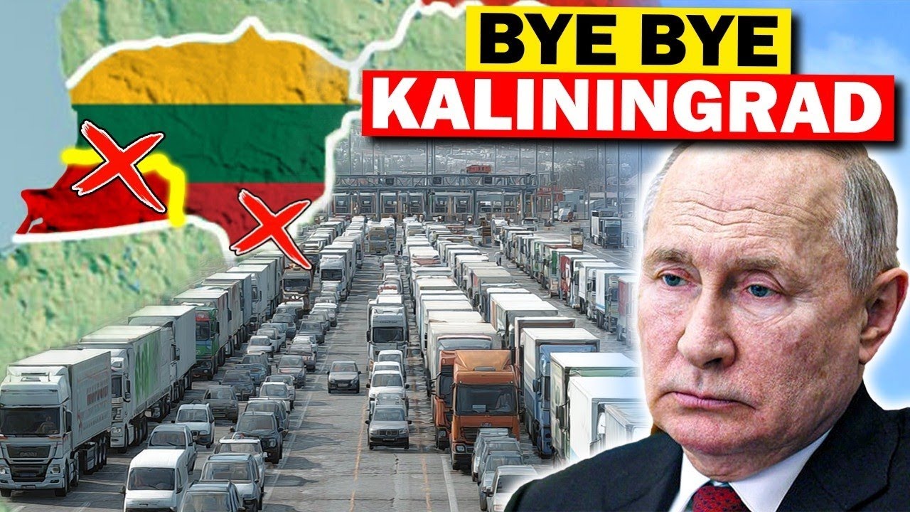 Moscow's Kaliningrad Land Bridge Is Gone—Hundreds Trucks Stuck as Belarus Border Crossings Shut Down