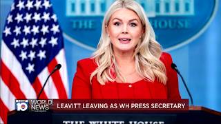 Karoline Leavitt leaving as White House press secretary