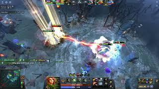 WindRanger triple kills Lion, Pudge, Keeper of Light and Weaver (Assist)