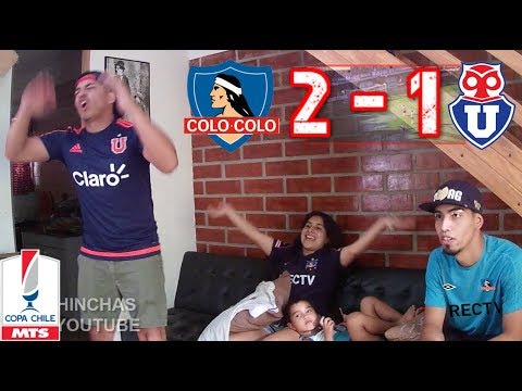 REACCIÓN COLO COLO 2 VS U. DE CHILE 1 FINAL COPA CHILE 22 ...