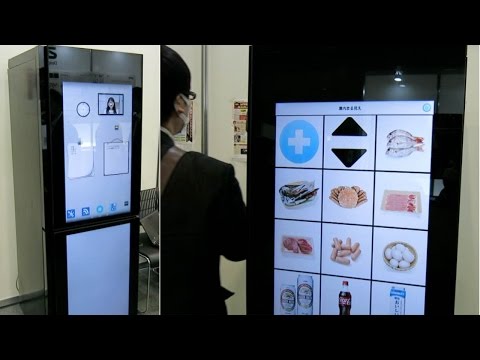 Haier’s refrigerator with LCD screens