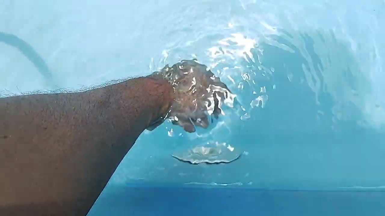 Esquema de instalação de aquecedor solar para piscina (mangueira preta)