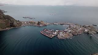 Eliassen Rorbuer Lofoten from the air