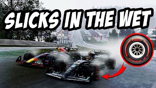 DRY TYRES ON A WET TRACK CHALLENGE VS 0% AI ON F1 23