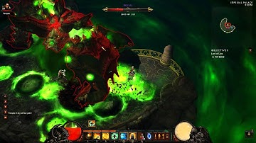 Diablo 3 "Belial, Lord of Lies" Act 2 Boss Fight [Monk] [Normal] 1080p