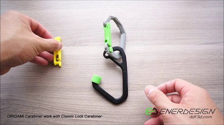 ORIGAMI Carabiner work with Classic Lock Carabiner