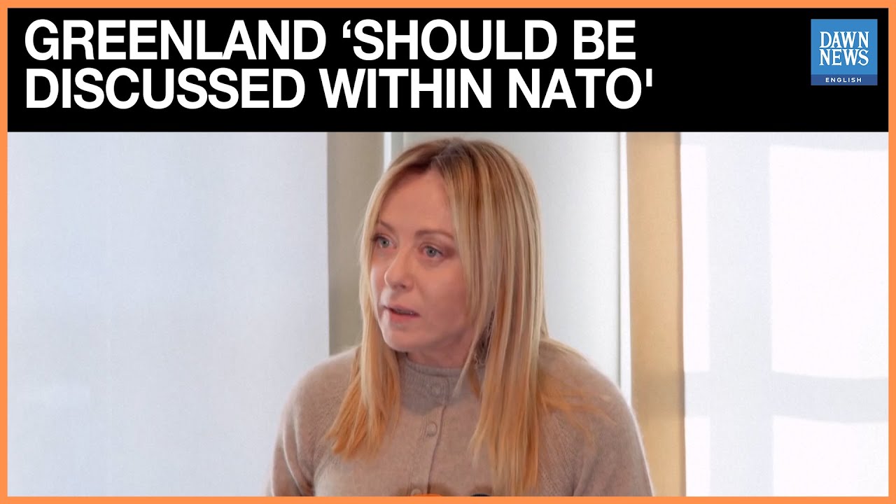 Meloni Says Greenland Security Should be Discussed Within NATO, Rules Out Ground Intervention