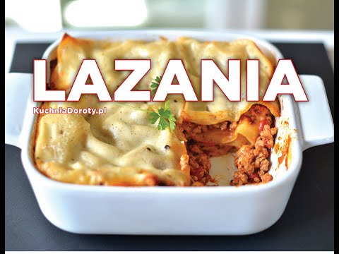 Wideo: Lasagne Z Sosem Beszamelowym