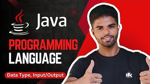 Datatypes and Input/Output in Java