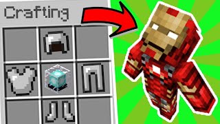 MİNECRAFT KOMUT BLOĞU İLE İRON MAN YAPMAK