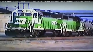 85 - Mnb Railroad - Bn Cnw Amtrak - Trains In The La Crosse Area In 1990 By Karl Rasmussen