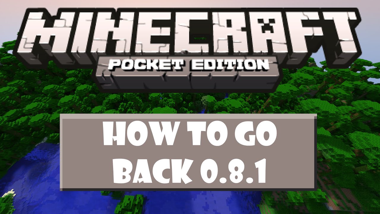 Minecraft Pocket Edition 0.8.1 APK Baixar / Download Para Android [2023]