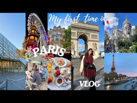 PARIS VLOG 🇫🇷 اول مرة في باريس 🎄✨ 