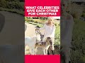 What Celebrities Give Each Other For Christmas #shorts