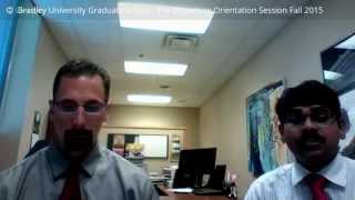 Bradley University Graduate School - Pre-Departure Orientation Session Fall 2015