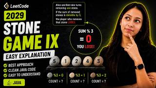 LeetCode 2029 Stone Game IX | Easy Java Solution & Approach 🔥