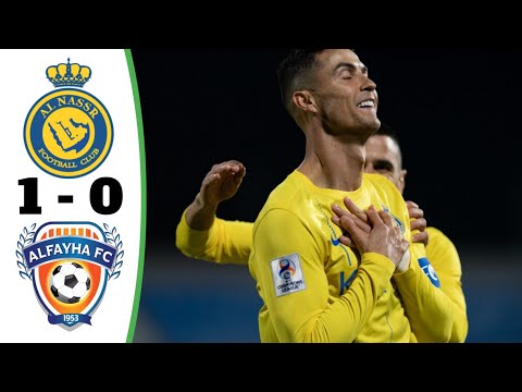 Al Nassr vs Al Fayha •1-0• Highlights &amp; All Goals 2023  Ronaldo All Goals •1080p HD