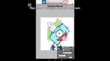 yes this was made in ibis paint. #ibispaint #animation #capcut #tisha #dandysworld #meme