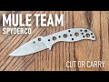 Cut or Carry: Spyderco Mule Team Review