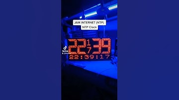 NTP clock (64*32) #ntpclock #ntp #clock #led #kkndesapenari