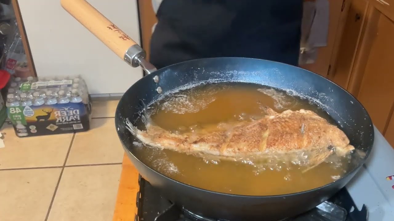 My Favorite Southern Style Dressed Catfish and Shrimp Ever. Delicious...