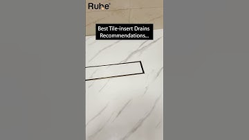 Best Tile Insert Drains Recommendations || Ruhe Bathroom Drains || Jali || PVD Coated Shower Drains