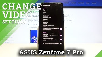 How to Change Screen Recorder Video Quality in Asus Zenfone 7 Pro?