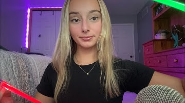 ASMR | peripheral vision tests + light triggers 👀