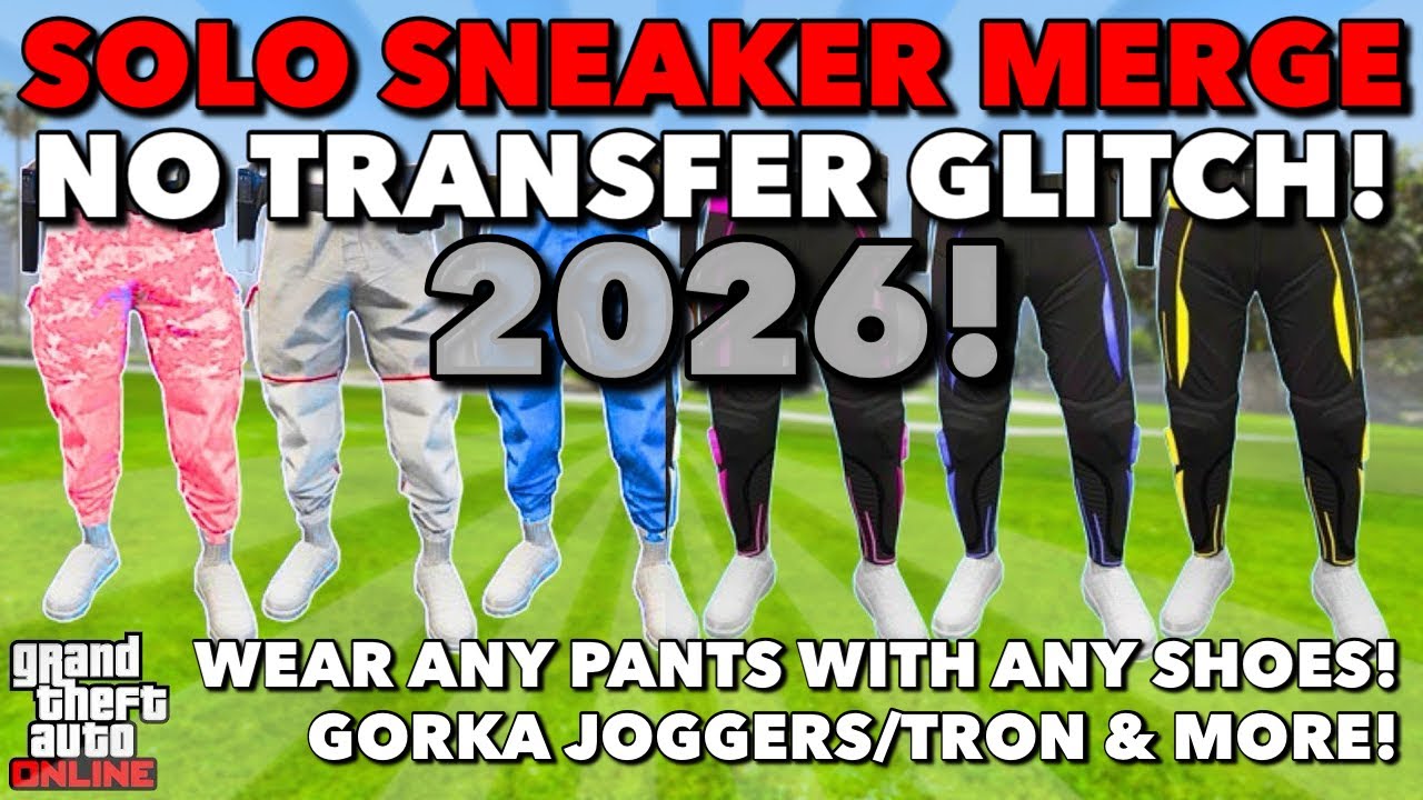 GTA ONLINE GORKA JOGGERS 2026! *ITS BACK!* (SNEAKER MERGE GLITCH NO TRANSFER!)