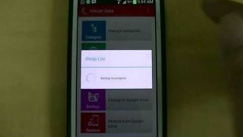 iReap POS (Point of Sale) Lite How to Backup Data to Google Drive