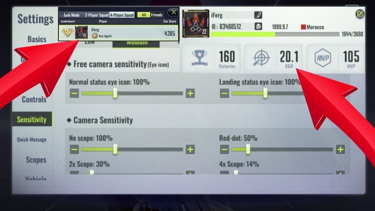 BEST Sensitivity and Settings video from #1 Player on Leaderboards! 20 K/D + in Cyber Hunter!