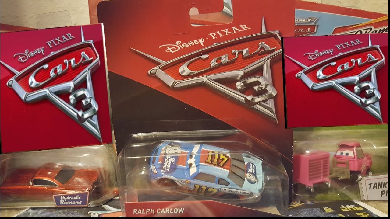 2017 Disney Pixar Cars 3 Ralph Carlow (Lil Torquey Pistons #117) Review ...