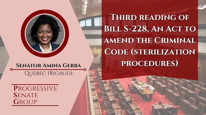 Senator Gerba speaks at third reading of Bill S-228 - October 1, 2025 (English feed)