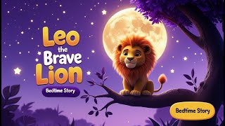 Leo the Brave Lion 🦁🌟Bedtime Story About Bravery Gentle Bedtime Adventure