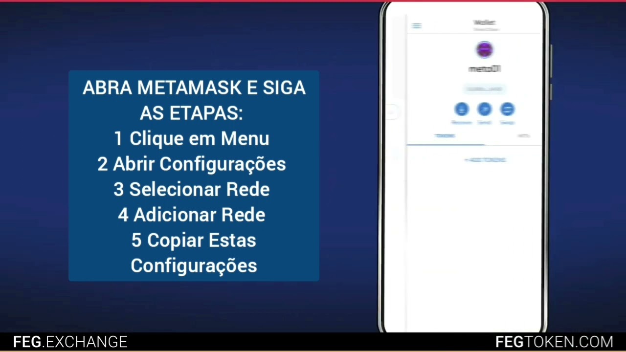 Como comprar Feg com a Metamask