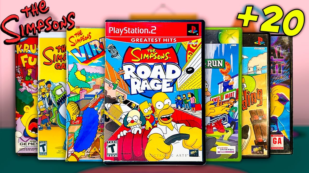 Jugué TODOS los JUEGOS  de los SIMPSON en UN SOLO VIDEO!! |LENDO|