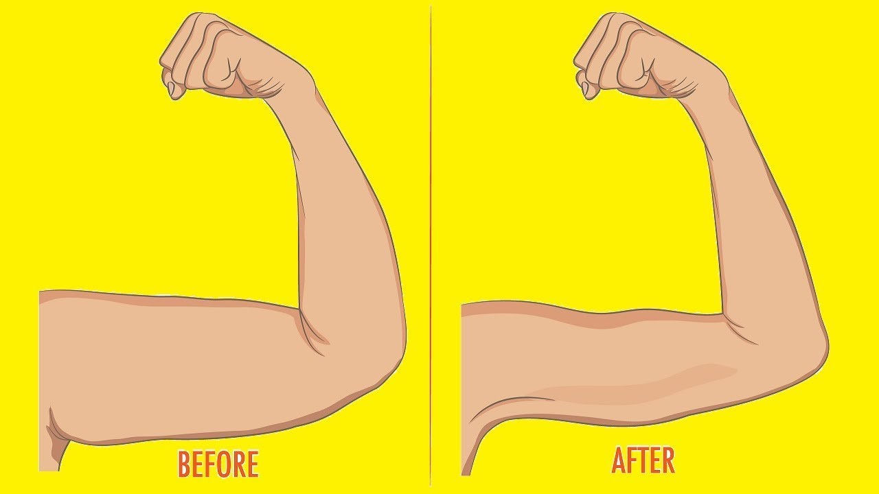 5 Minute Arm Workout To Lose Arm Fat in a Week YouTube