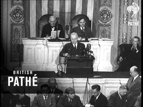 Truman&rsquo;s Speech "A Fateful Hour" (1947)
