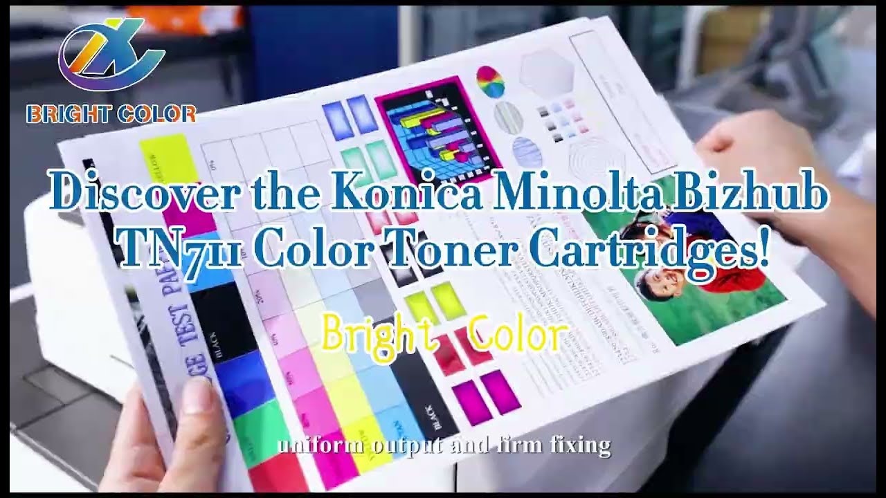 Discover the wonderful world of Konica Minolta TN711 copier color toner cartridge! Test Toner