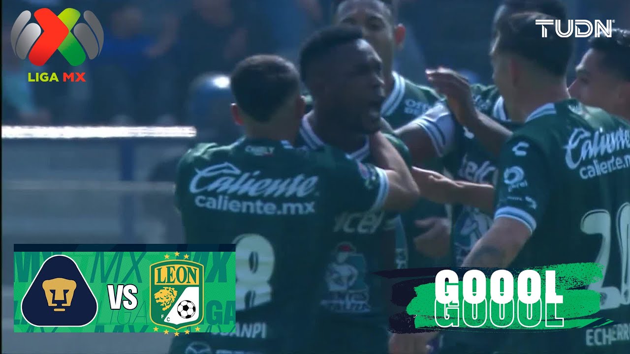 ¡Gol de León! Cambindo de cabeza | Pumas vs León | Liga MX - Jornada 3 Clausura 2026 | TUDN